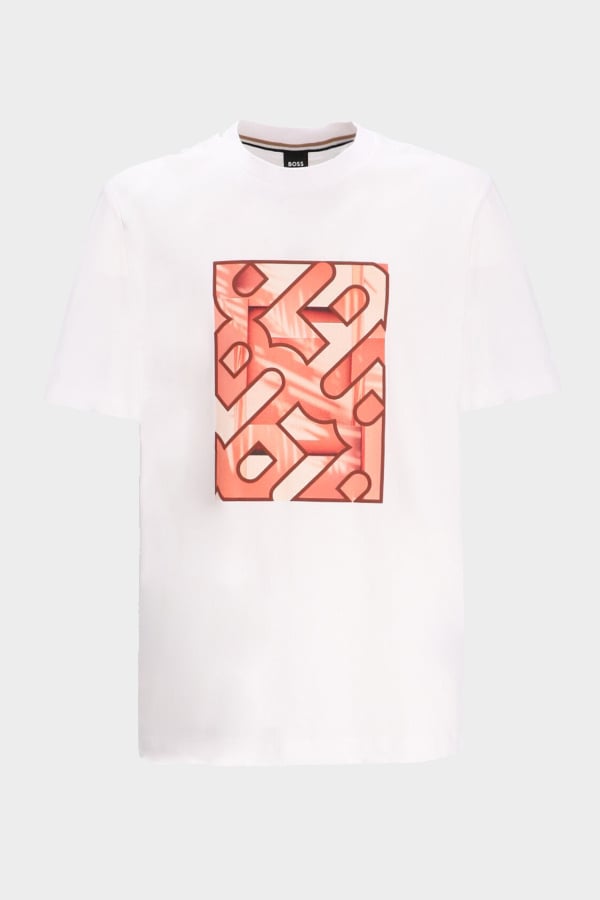 ΑΝΔΡΙΚΗ ΜΠΛΟΥΖΑ BOSS - 101 ΛΕΥΚΟ